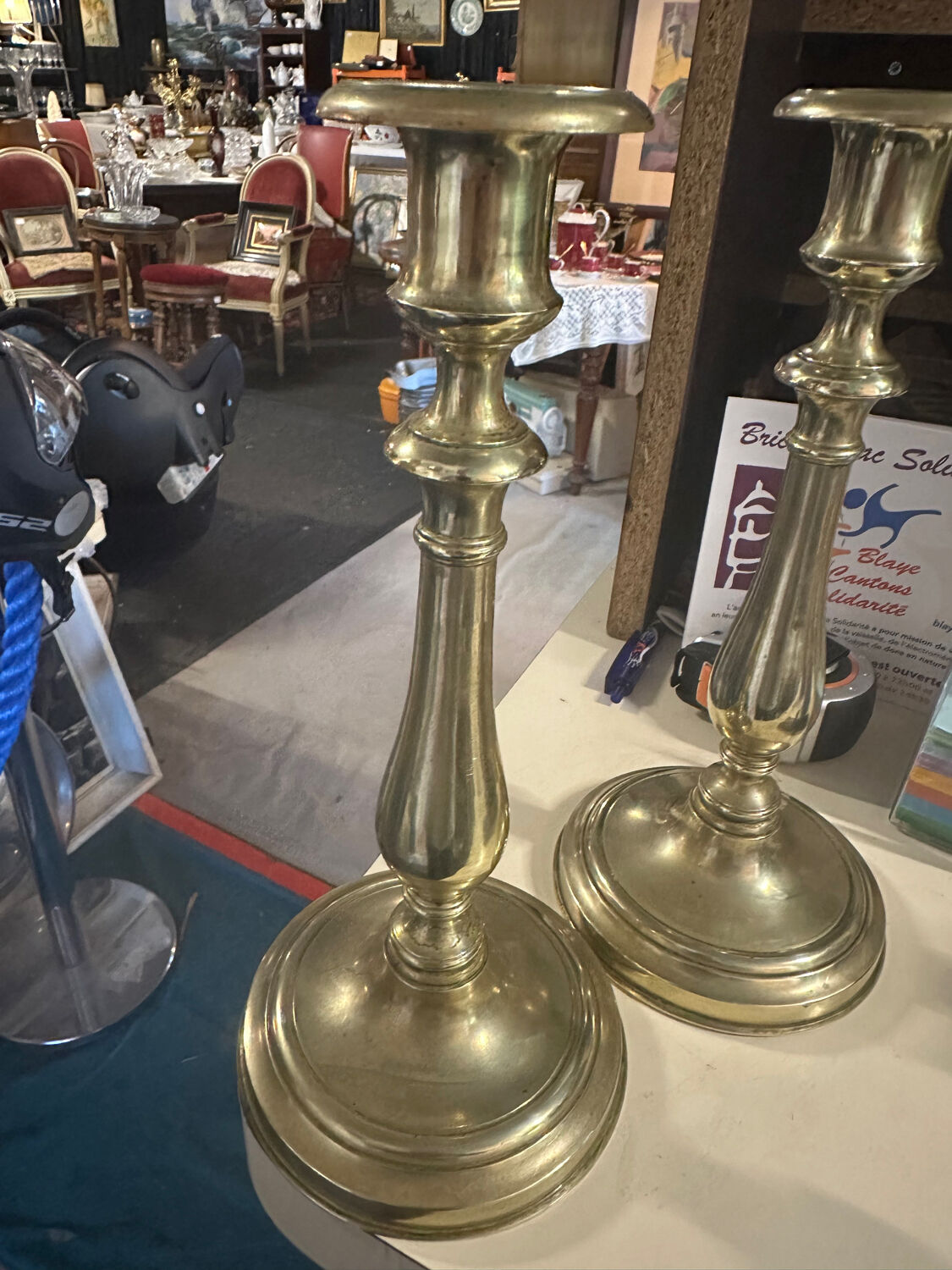 Pair of Louis Philippe candlesticks