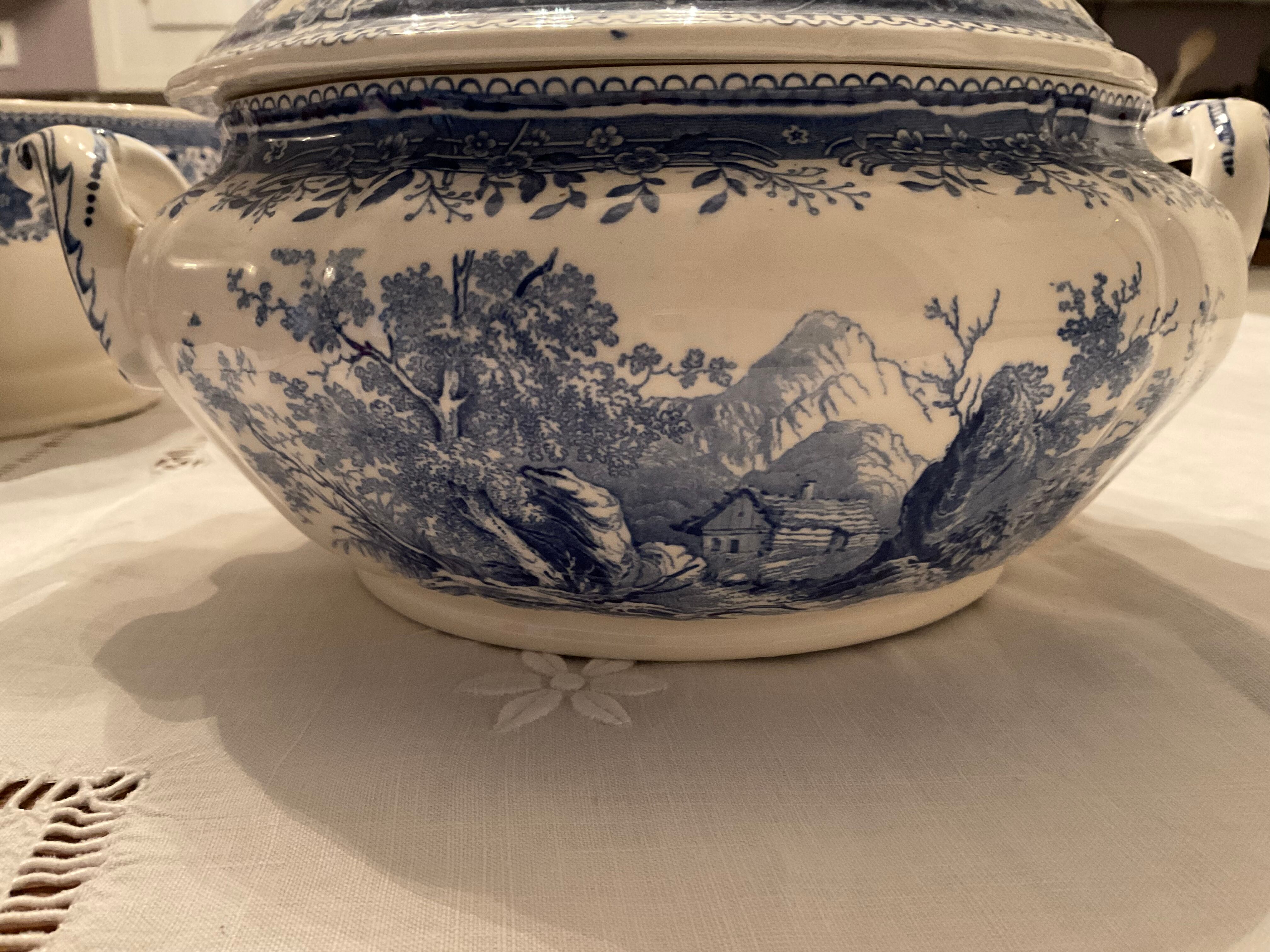 Saladier et soupière Burgeland, Villeroy et boch