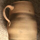 Large earthenware jug artisan pottery