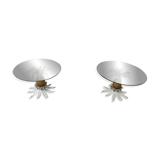 Pair of Hans Kögl pineapple side tables, 1960s