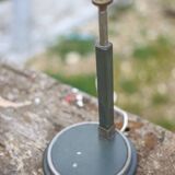 Vintage lamp, industrial metal bedside lamp, table lamp