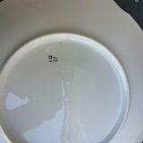Dish with enamelled ceramic handles FB number 81motif design and vintage
