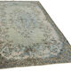 Hand-knotted antique oriental 1970s 200 cm x 300 cm blue carpet