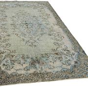 Hand-knotted antique oriental 1970s 200 cm x 300 cm blue carpet