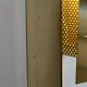 Pair of vintage wall lights, solid brass, Borens 1960