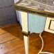 Original hairdresser - tray with Toile de Jouy pattern