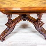 Antique Walnut Center Table, 1890s