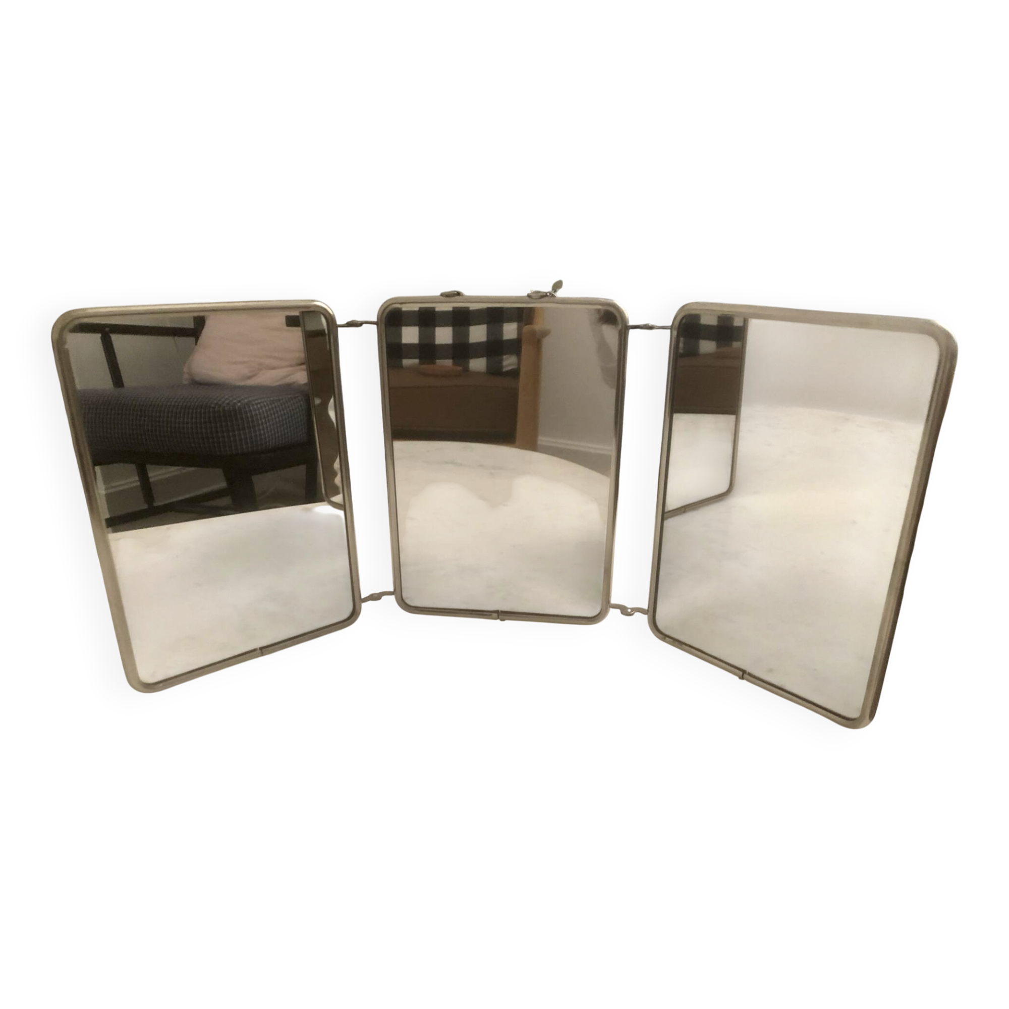 Barber mirror triptych