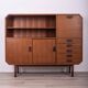 Buffet haut vintage années 60 en bois de teck design italien