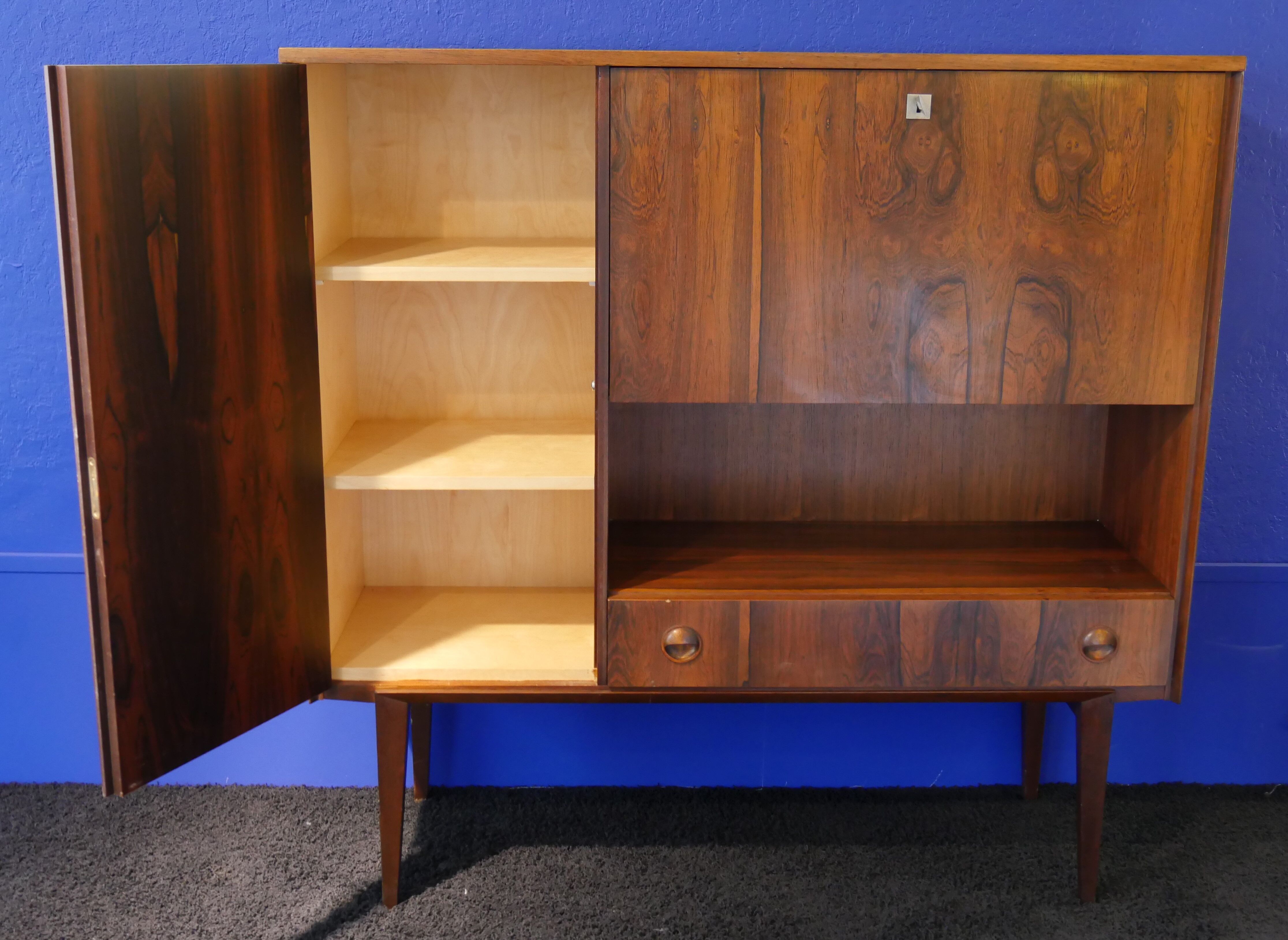 Rosewood writing desk 50s