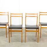 Vintage Chairs in style of Gio Ponti, 1970, set of 4