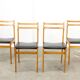 Chaises Vintage dans le style de Gio Ponti, 1970, lot de 4