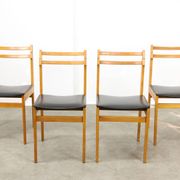 Vintage Chairs in style of Gio Ponti, 1970, set of 4