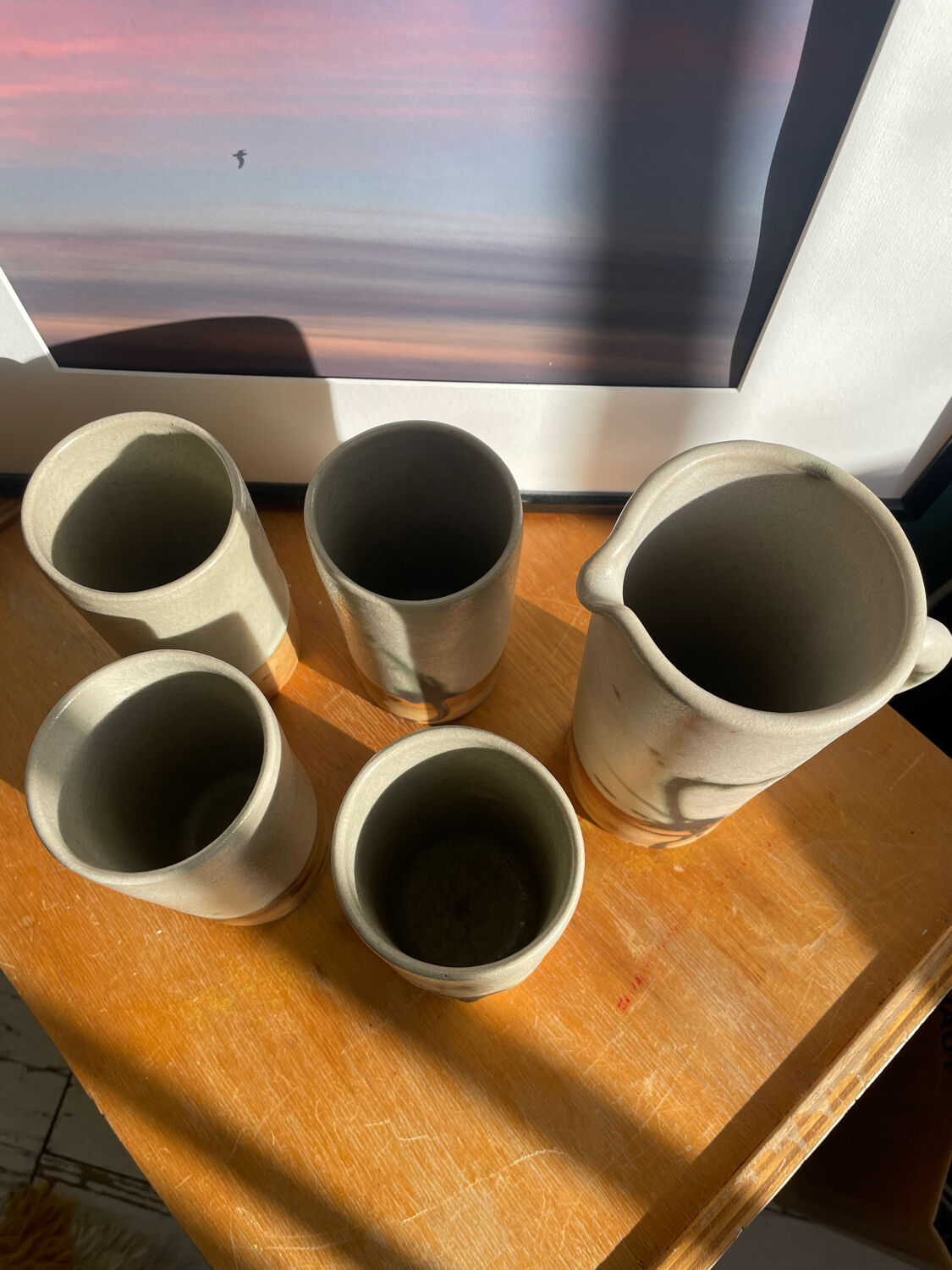 Service of orangeade La Colombe, Brault