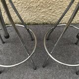 Set of 3 vintage bar stools 1960-1980