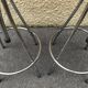 Set of 3 vintage bar stools 1960-1980