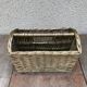 Rattan magazine rack