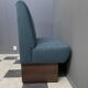 Diner seat USA style in blue fabric
