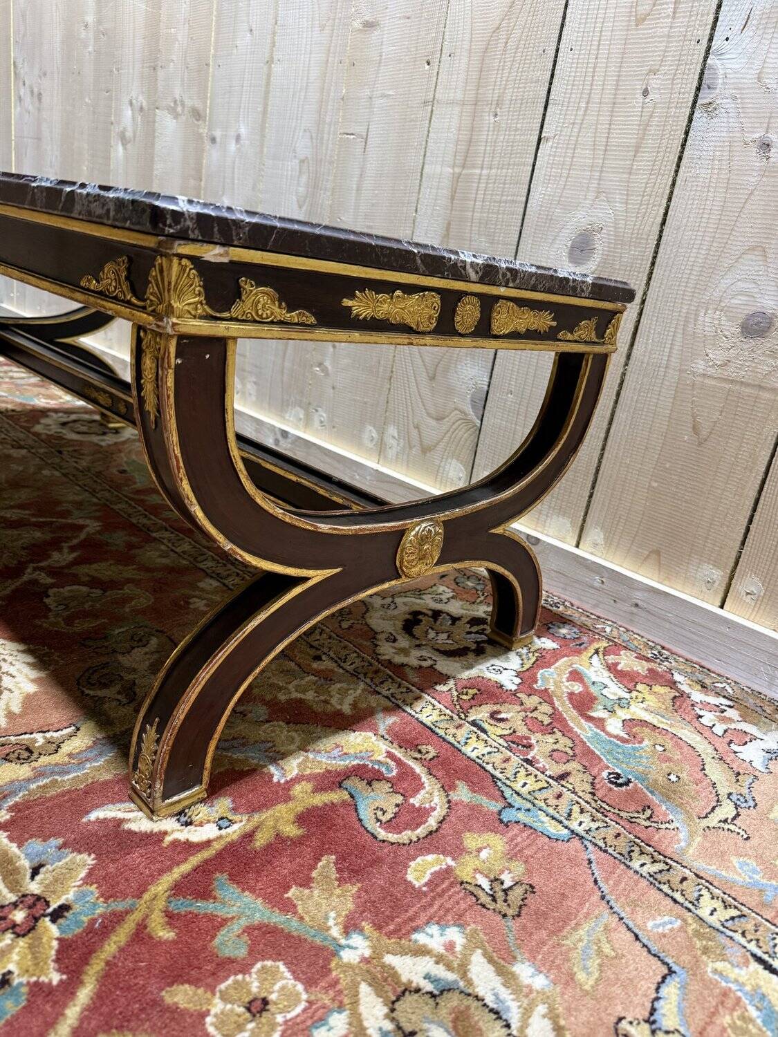 Empire-style coffee table
