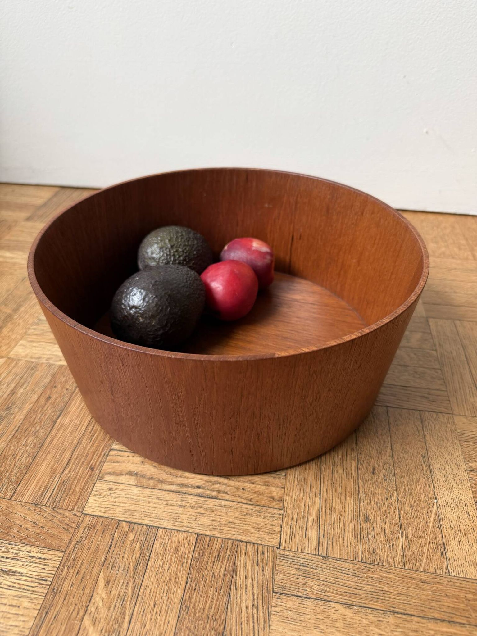 Servex, Sweden, teak fruit bowl, Scandinavian