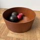 Servex, Sweden, teak fruit bowl, Scandinavian