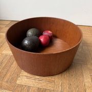 Servex, Sweden, teak fruit bowl, Scandinavian