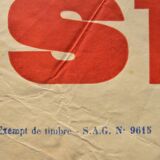"Rugby Match" poster - City of Langon - 1930s