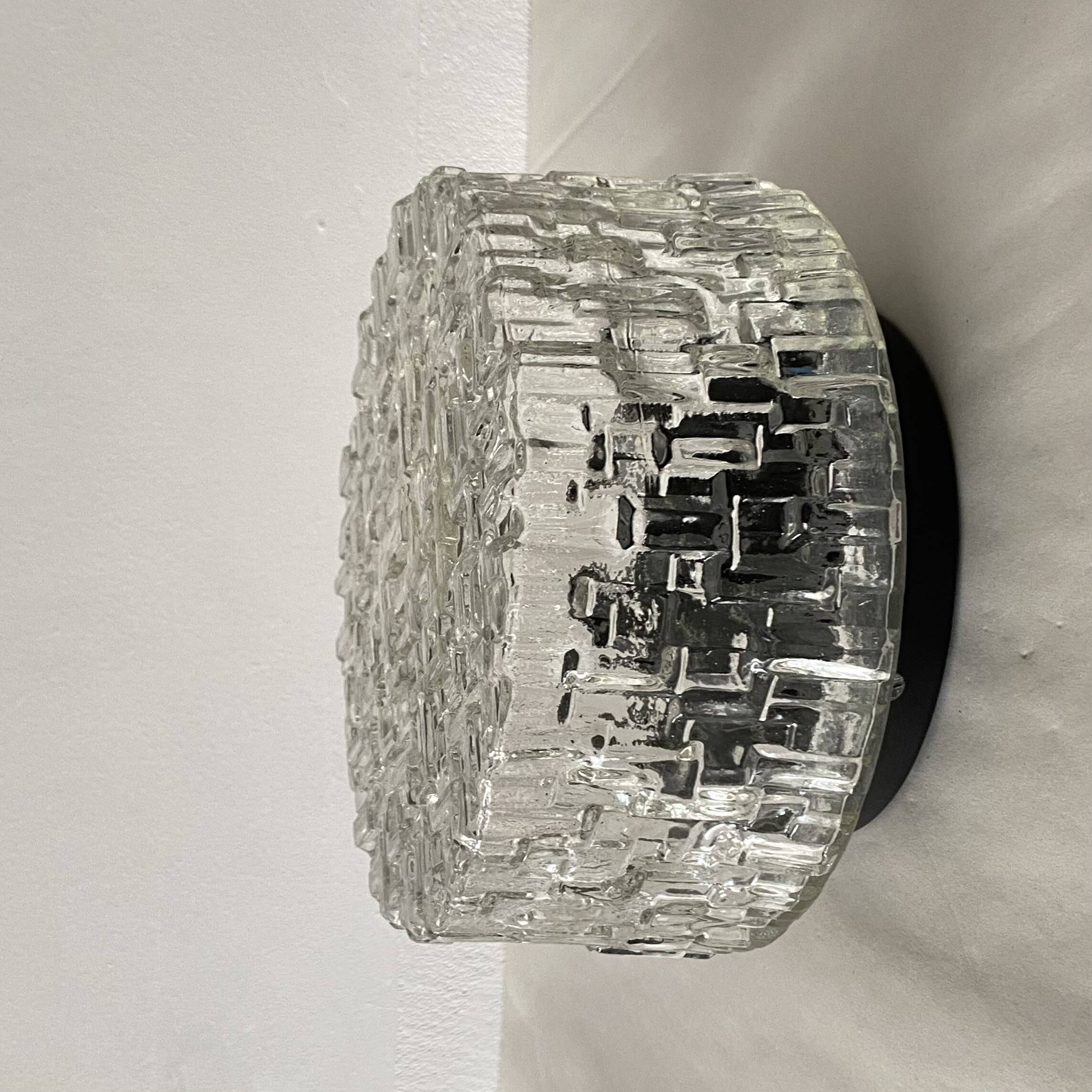 Wall light ceiling light glass 1970 1980 seventies LAMP-7420