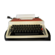 Red and white SVM 315 typewriter