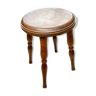 Vintage stool turned wooden legs