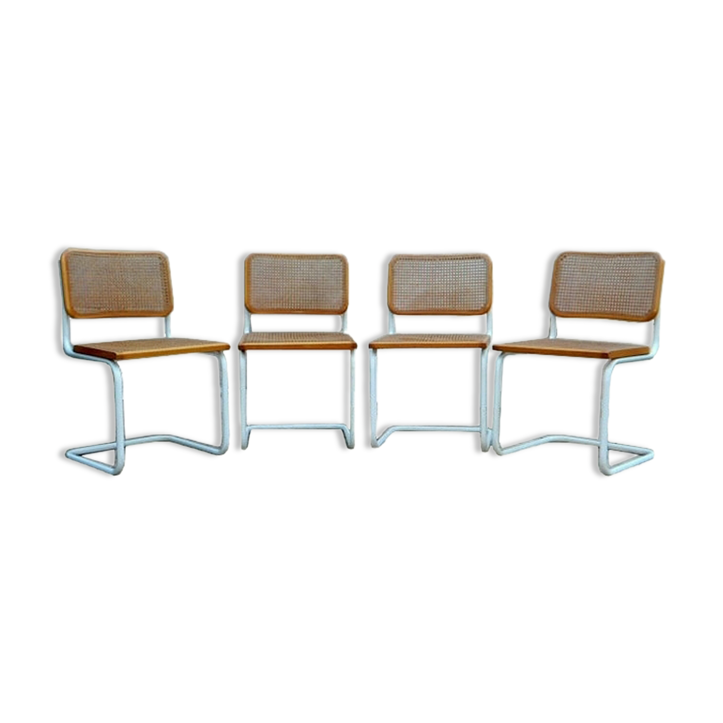 4 chairs by Marcel Breuer B32 cesca