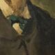 Ancient painting signed Giovanni Pezzotta, oil on canvas, 19th century.