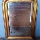 Louis Philippe mirror in gilded wood, 19th century - 88 cm