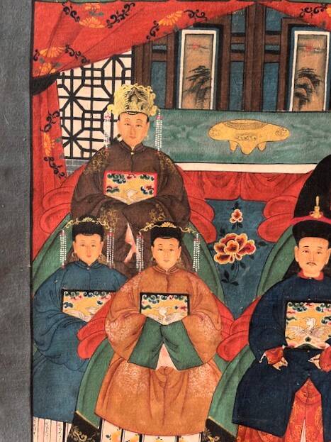 Painting, portrait of Chinese ancestors