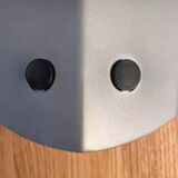 Vintage wood and metal wall lights, France 1980s