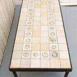 Roger Capron coffee table with suns