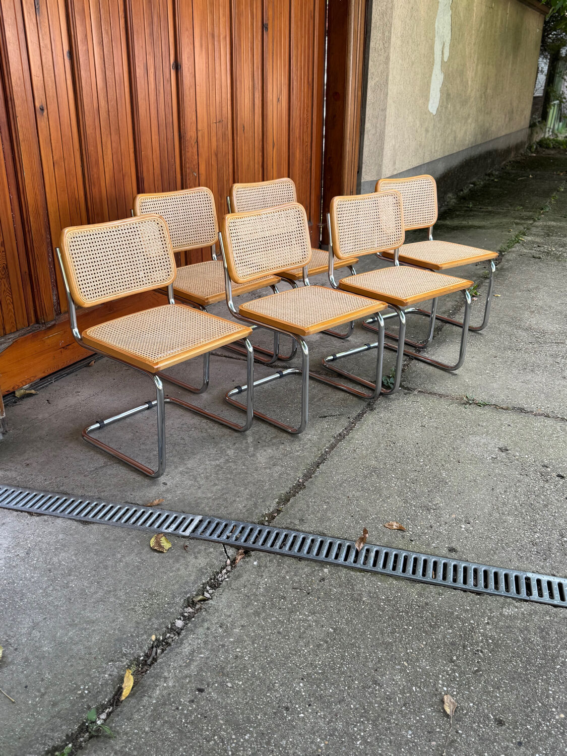 6 chaises Cesca de Marcel Breuer