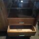 Large vintage sideboard 1950 compass feet