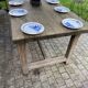 Solid oak farmhouse table 1950 - 170 cm x 86 cm