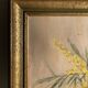 Tableau ancien nature morte  bouquet de fleurs