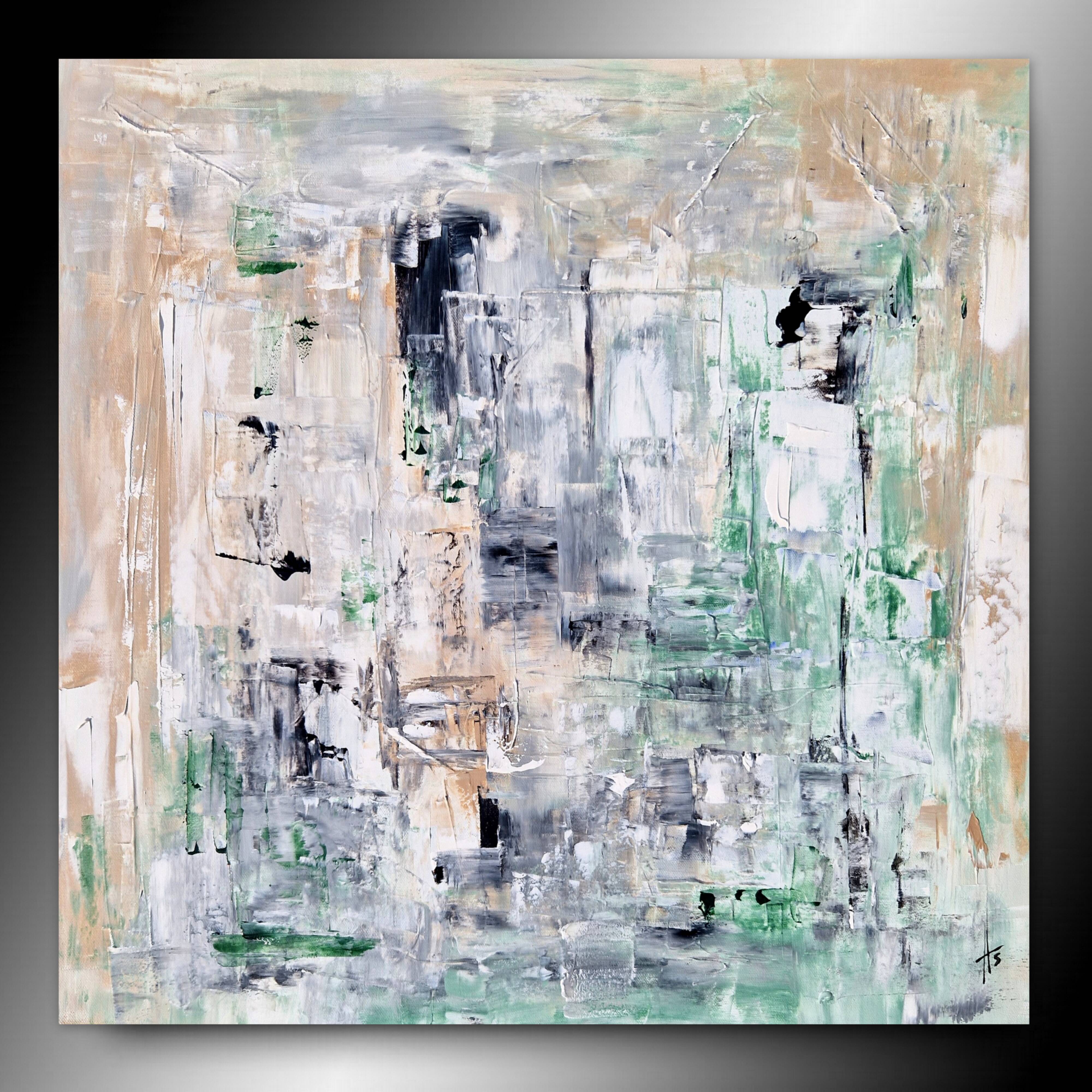 Abstract painting table