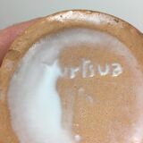 Vase céramique décor pariétal, années 50 signée yurtsua