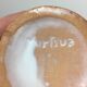 Ceramic vase parietal decoration, 50s signed yurtsua