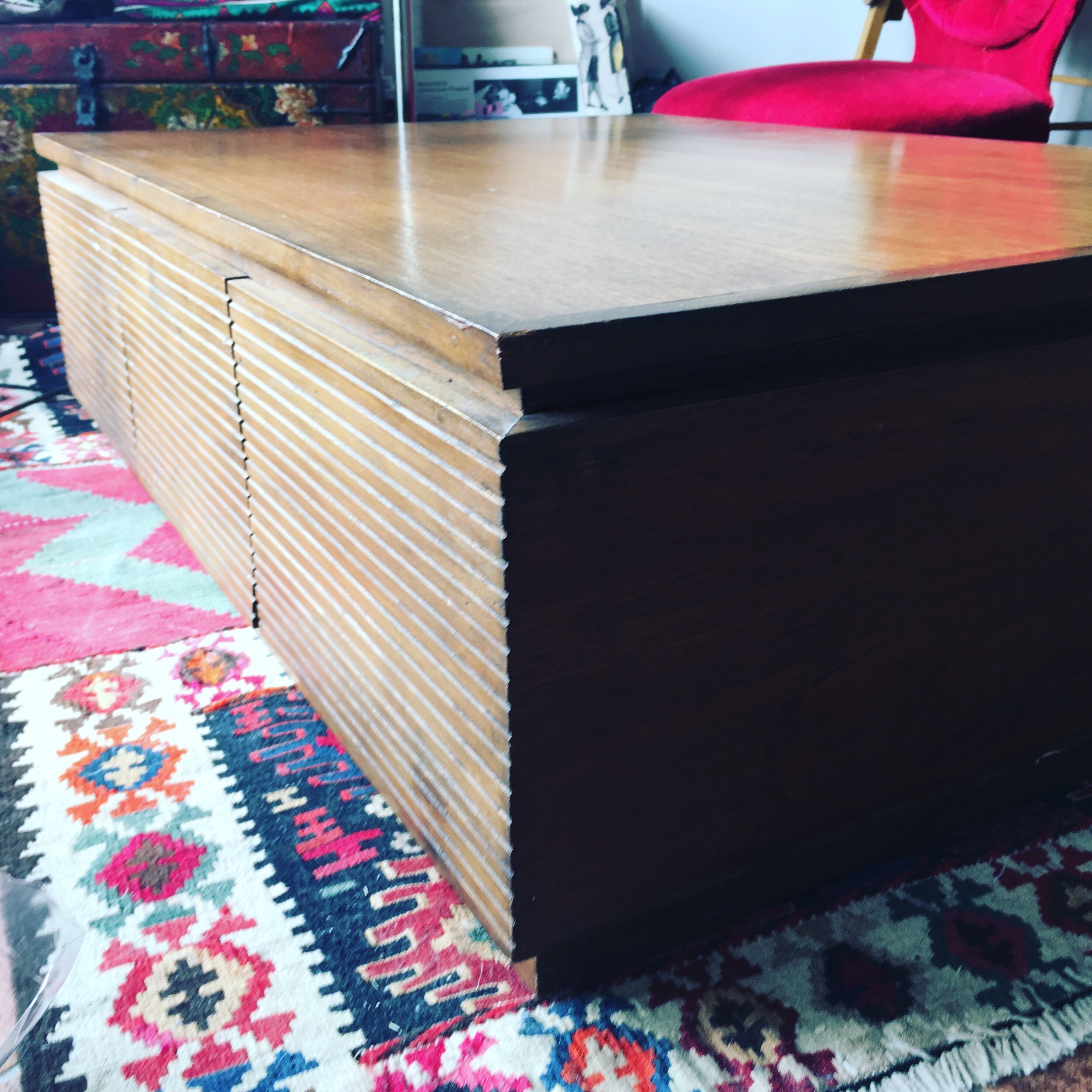 Rectangular coffee table