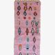Pink Berber Rug - 153 x 67 cm