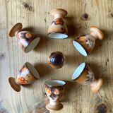Egg cups and salt shakers