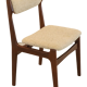 Set of 4 mid century teak chairs 'Nejede'