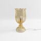 Archimede Seguso Handmade Murano Glass Table Lamp Gold Italian Art Deco 1980s