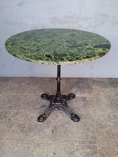 80cm marble bistro table / pedestal table