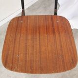 Vintage stol kamnik school chair: 1970s yugoslavia, industrial design